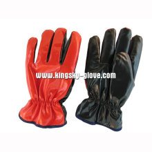 Nitrilo Vermelho Laminado Completo Acrílico Pile Inverno Glove-5403. Rd